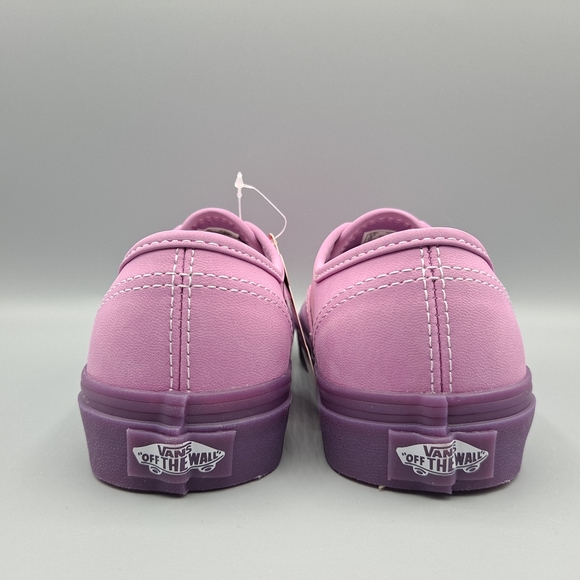 New Vans Authentic Violet Translucent Purple Gum Sole Pink with White Stitching - Picture 6 of 10